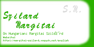 szilard margitai business card